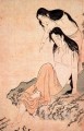 mujeres desnudas y peces Kitagawa Utamaro Ukiyo e Bijin ga